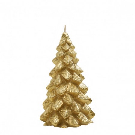 Bougie décorative en forme de SAPIN petit modèle 14cm