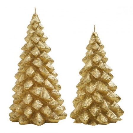 Bougie décorative en forme de SAPIN petit modèle