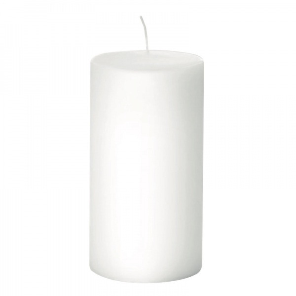 Bougie droite blanche