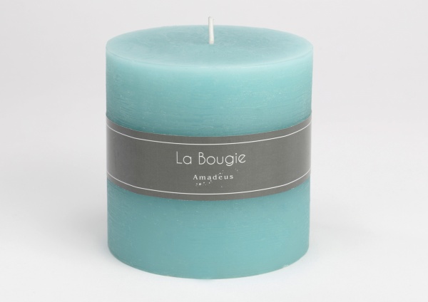 BOUGIE GRANDE BLEU AZUR 10X10