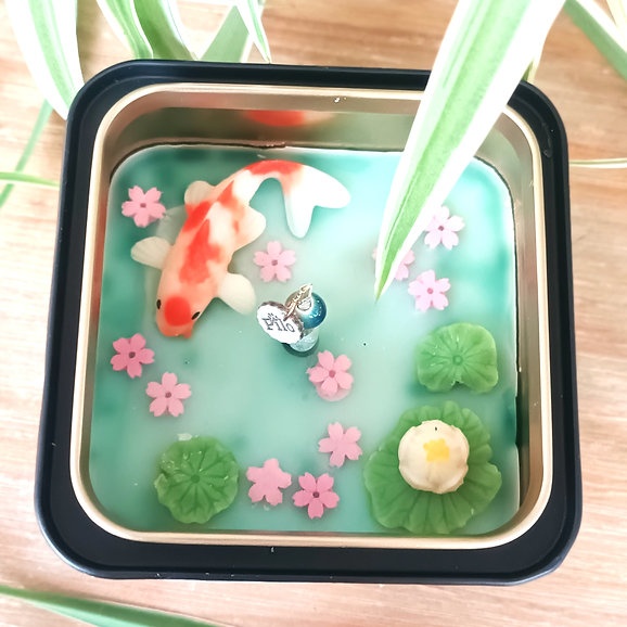 Bougie Hana no ike - parfum th� vert