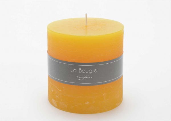 BOUGIE MOUTARDE 10X10