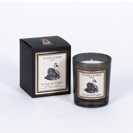  Bougie parfum&eacute;e - Le Lac des Cygnes - Fleurs blanches - Tailles : LA SOLISTE - 180 G