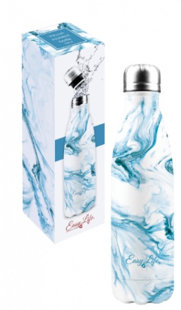 Bouteille /gourde isotherm en boite cadeau \ Aqua\ 