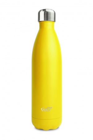 Bouteille isotherm  jaune 750 ml.