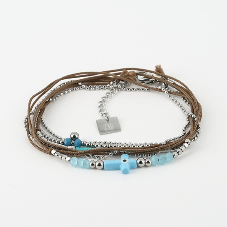 BRACELET - ACIER TURQUOIS