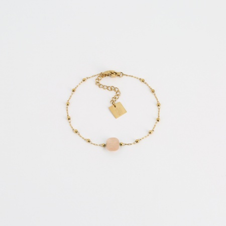 BRACELET - DORE - pierre de soleil