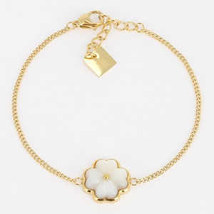 BRACELET - DORE nacre-perle