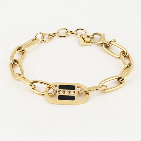 BRACELET - DORE noir - gold black