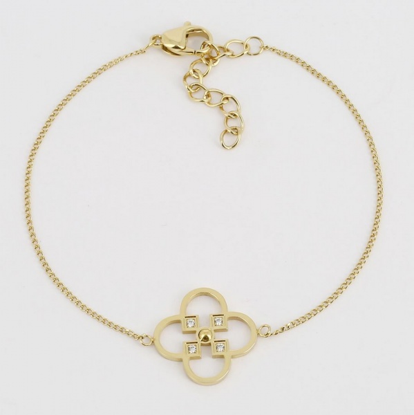 BRACELET  COURT  zirconium sertis