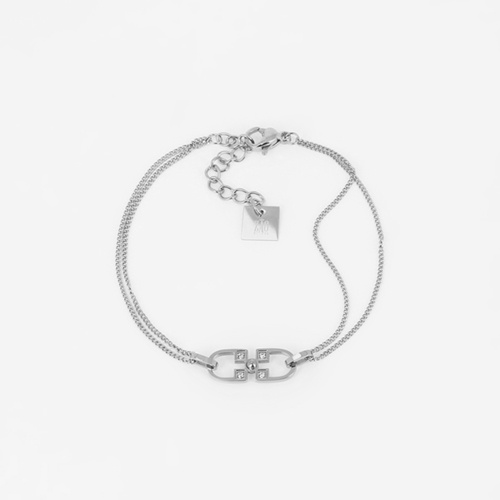 BRACELET  COURT  zirconium sertis