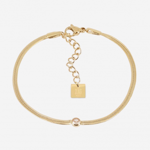 BRACELET-Adamo-ACIER DORE