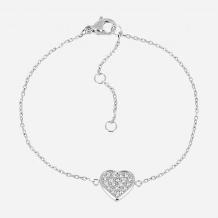 BRACELET-Aimee-ACIER-15+3cm-zirconium sertis