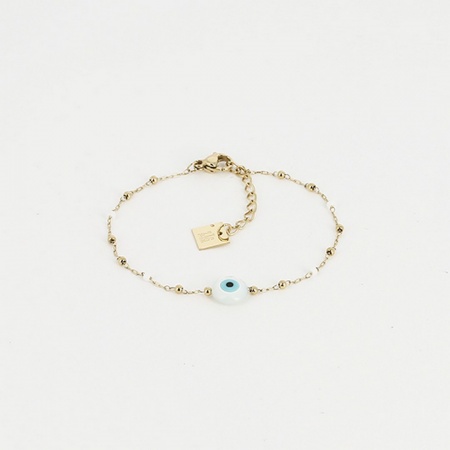 BRACELET Bodrum ACIER DORE 15+3cm