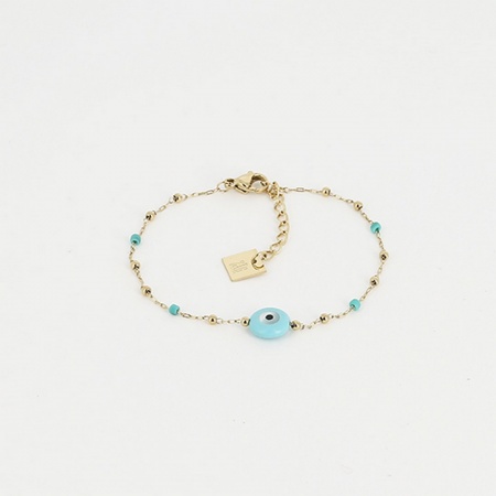 BRACELET Bodrum ACIER DORE 15+3cm