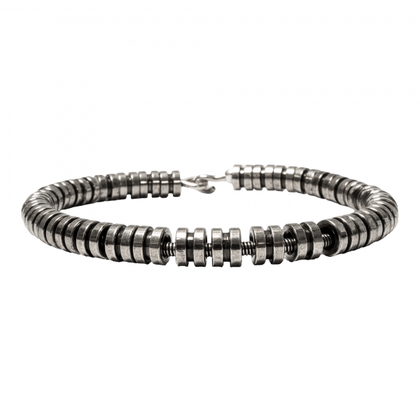 BRACELET CORDE DE BASSE FULL FIXATION GRAND MODELE FERMOIR CROCHET - Homme