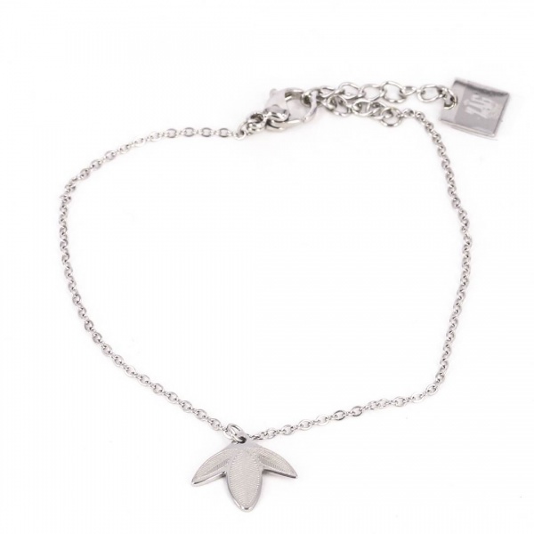 BRACELET COURT ACIER UNI 15CM+3