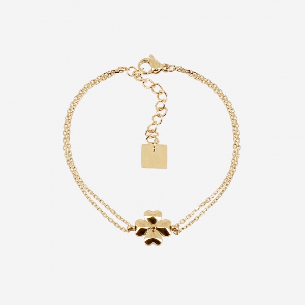 BRACELET Dorus ACIER DORE 15+3cm