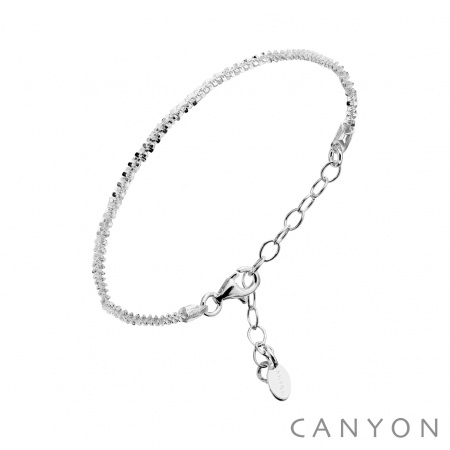 Bracelet en Argent DIAMANTEE