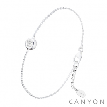 Bracelet en Argent OXYDE ROND