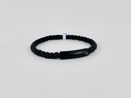 Bracelet en cuir tressé (2) -