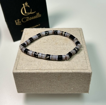 BRACELET HOMME GRIS