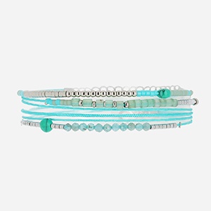 BRACELET Litore ACIER 2 tours reglable