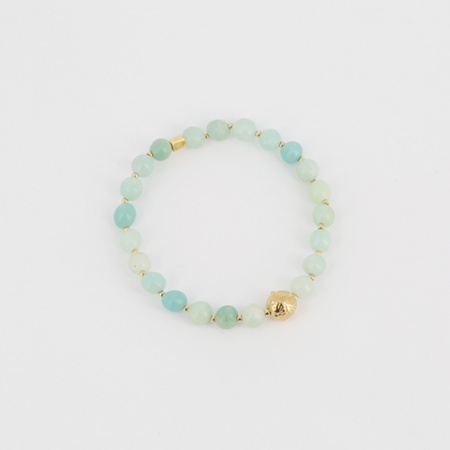 BRACELET Loua ACIER DORE elastique