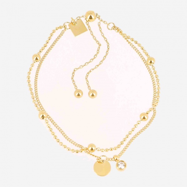 BRACELET MULTI-ACIER-13.4+13+4.5cm p:5.5mm