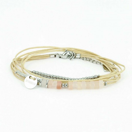 BRACELET MULTI-ACIER-2 tours reglable