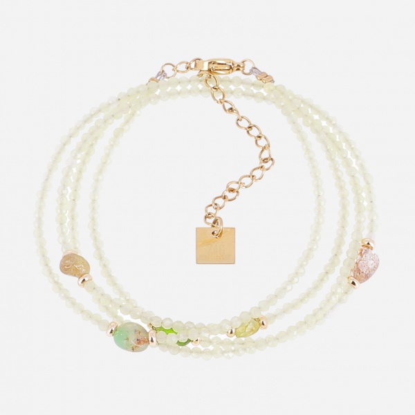 BRACELET MULTI GOLD STEEL 2 tours