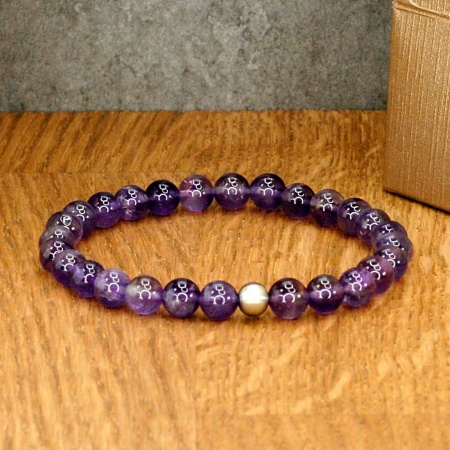 Bracelet Pierres Amethyste