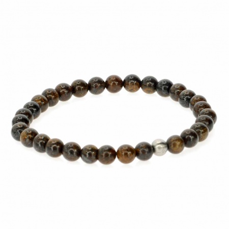 Bracelet Pierres Naturelles en Bronzite