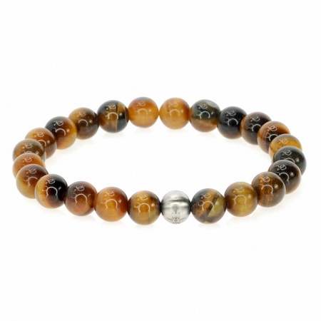 Bracelet Pierres Naturelles en �il de Tigre