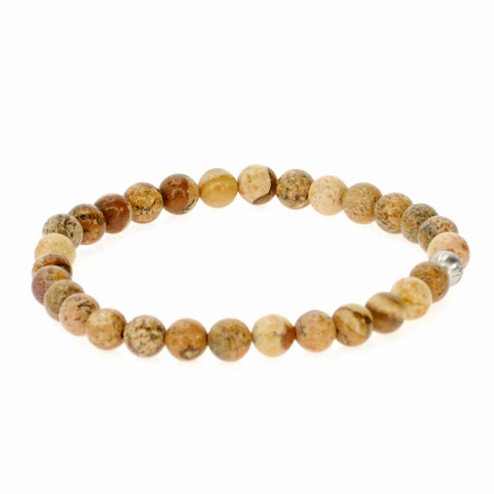 Bracelet Pierres Naturelles en Jaspe Paysage