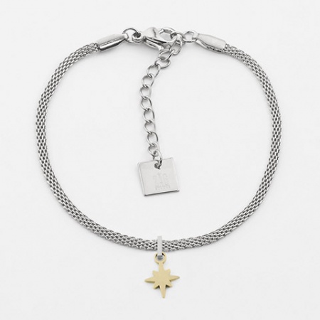 BRACELET SIMPLE-ACIER-15+3cm