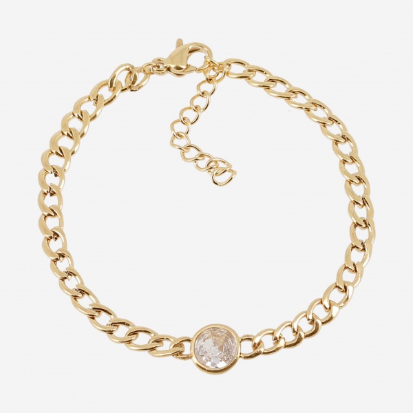 BRACELET SIMPLE GOLD STEEL