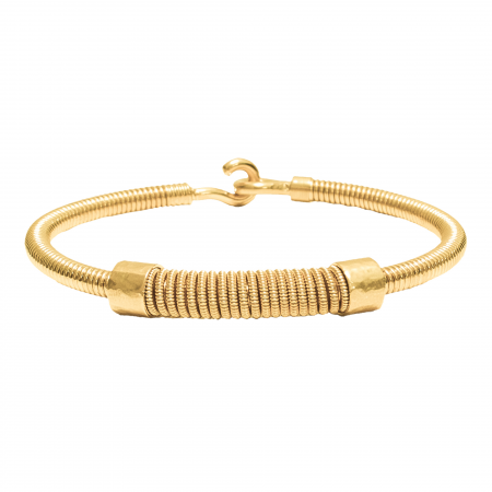 BRACELET TURN EN CORDE DE BASSE BIG AVEC FERMOIR CROCHET