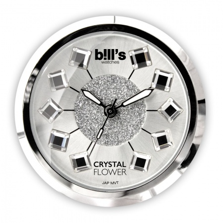 Cadran Bills Classic Chistal flower silver