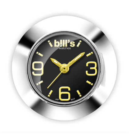 Cadran Bills Mini Black gold