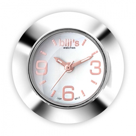 Cadran Bills Mini White rose gold