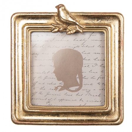 Cadre photo Couleur or 10x2x11 cm / 8x8 cm