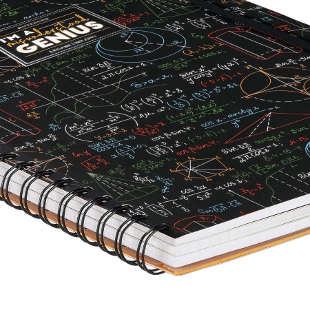 CAHIER À SPIRALE 3-EN-1 - MAXI TRIO SPIRAL NOTEBOOK - GENIUS