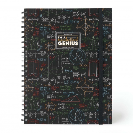 CAHIER À SPIRALE 3-EN-1 - MAXI TRIO SPIRAL NOTEBOOK - GENIUS