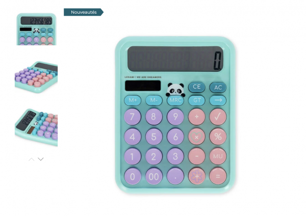 CALCULATRICE DE BUREAU - DESK CALCULATOR - PANDA
