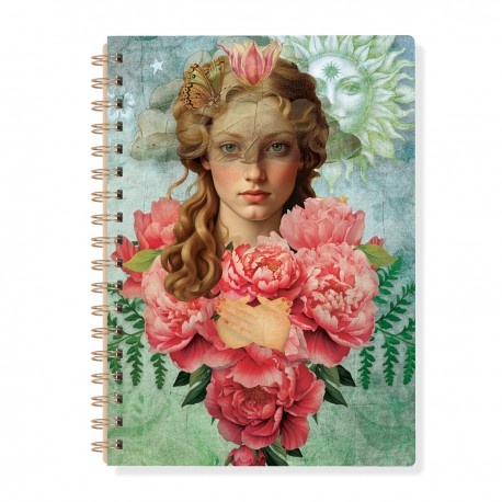 Carnet de notes A5 � spirale - Les Muses (Amath�a)
