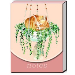 Carnet de notes aimanté - Houseplant Tabby