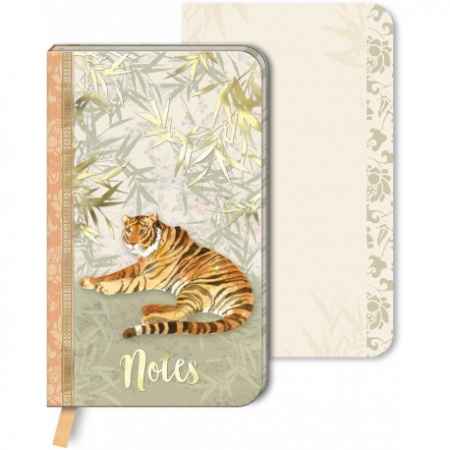 Carnet de notes PM - Chinoiserie Garden (Tiger Chinoiserie)