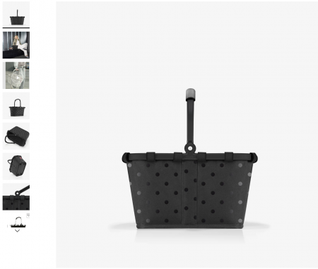 carrybag XS frame glossy dots black