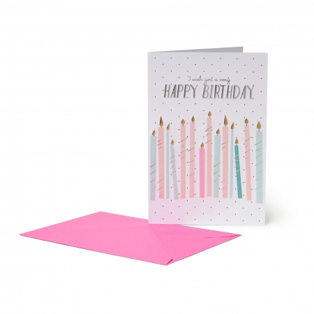 Carte Anniversaire CANDLES